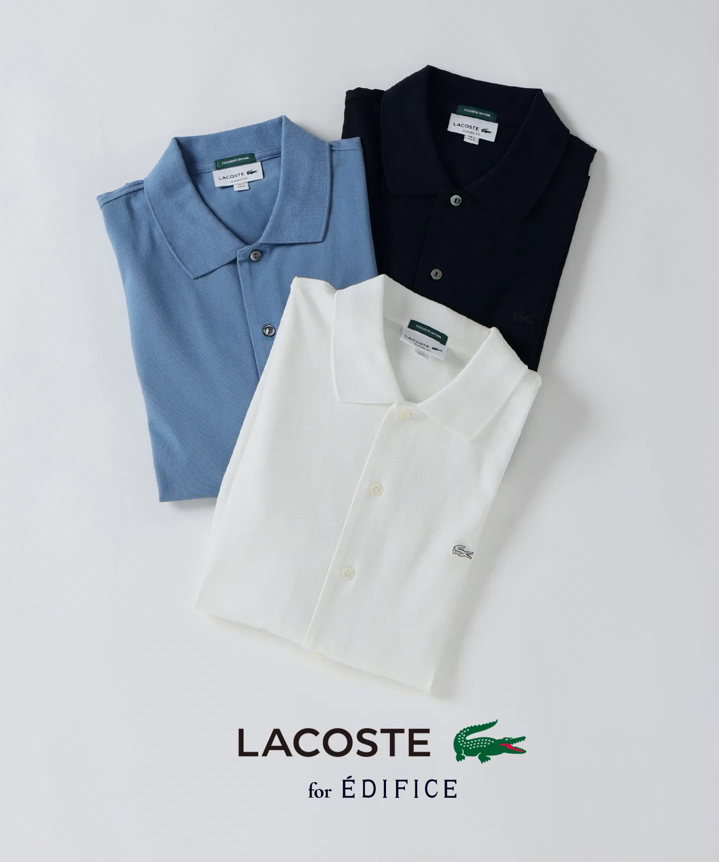 Мужская футболка LACOSTE с полным воротом и коротким рукавом — фото 3