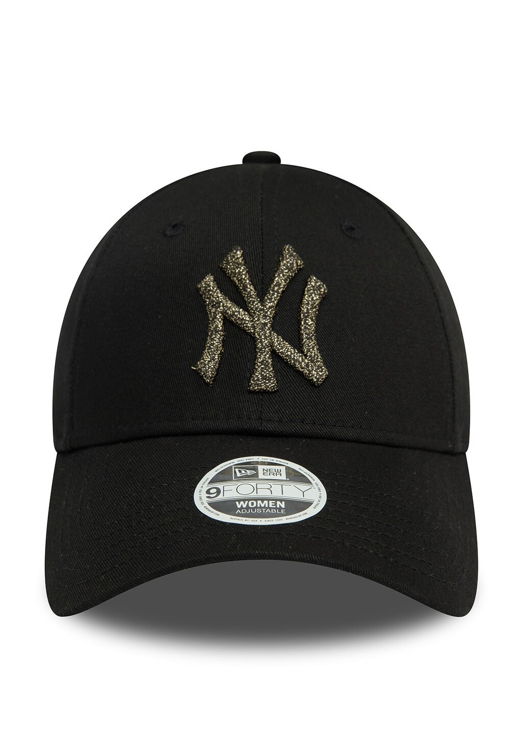 

Бейсболка WMNS METALLIC LOGO 9FORTY ADJUSTABLE CAP NY YANKEES New Era, черный