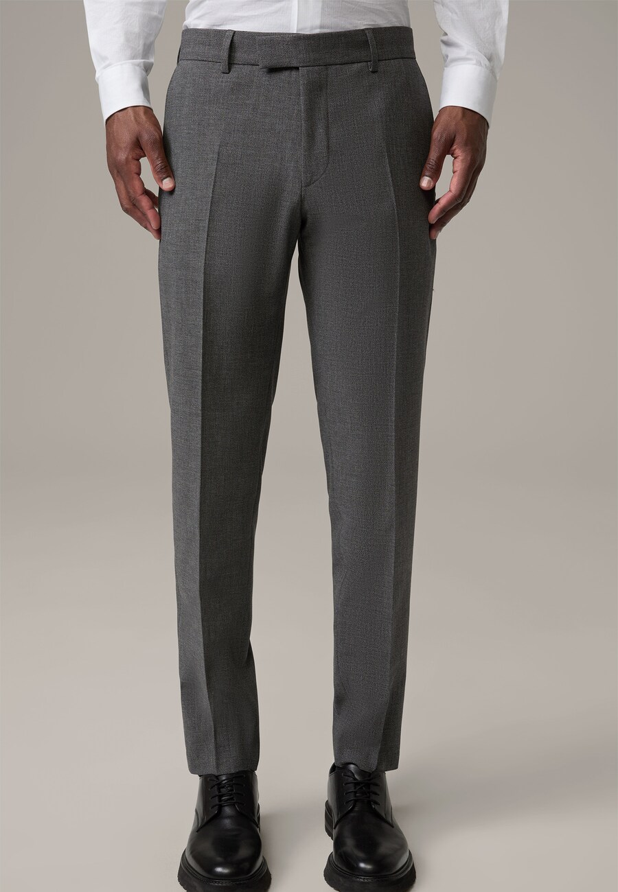 

Узкие брюки со складками STRELLSON Melwin, антрацит