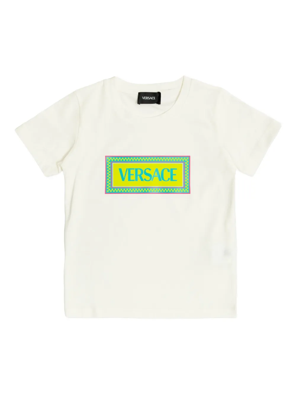 

Футболка с логотипом Versace Kids, белый