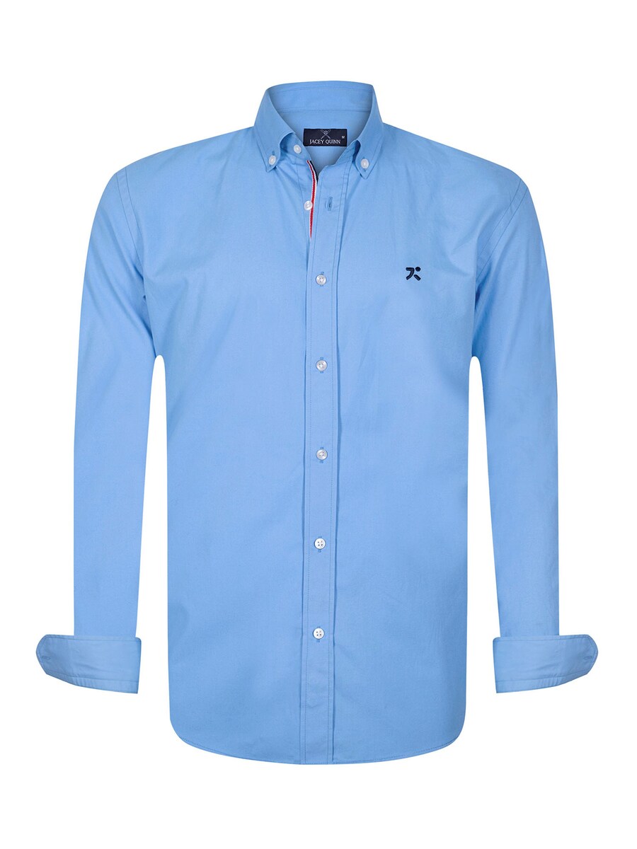 

Повседневная рубашка Jacey Quinn Regular fit Button Up Shirt, синий