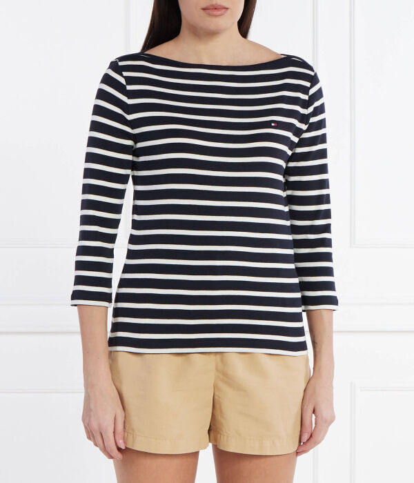 

Блузка Tommy Hilfiger New Cody Slim Fit, синий