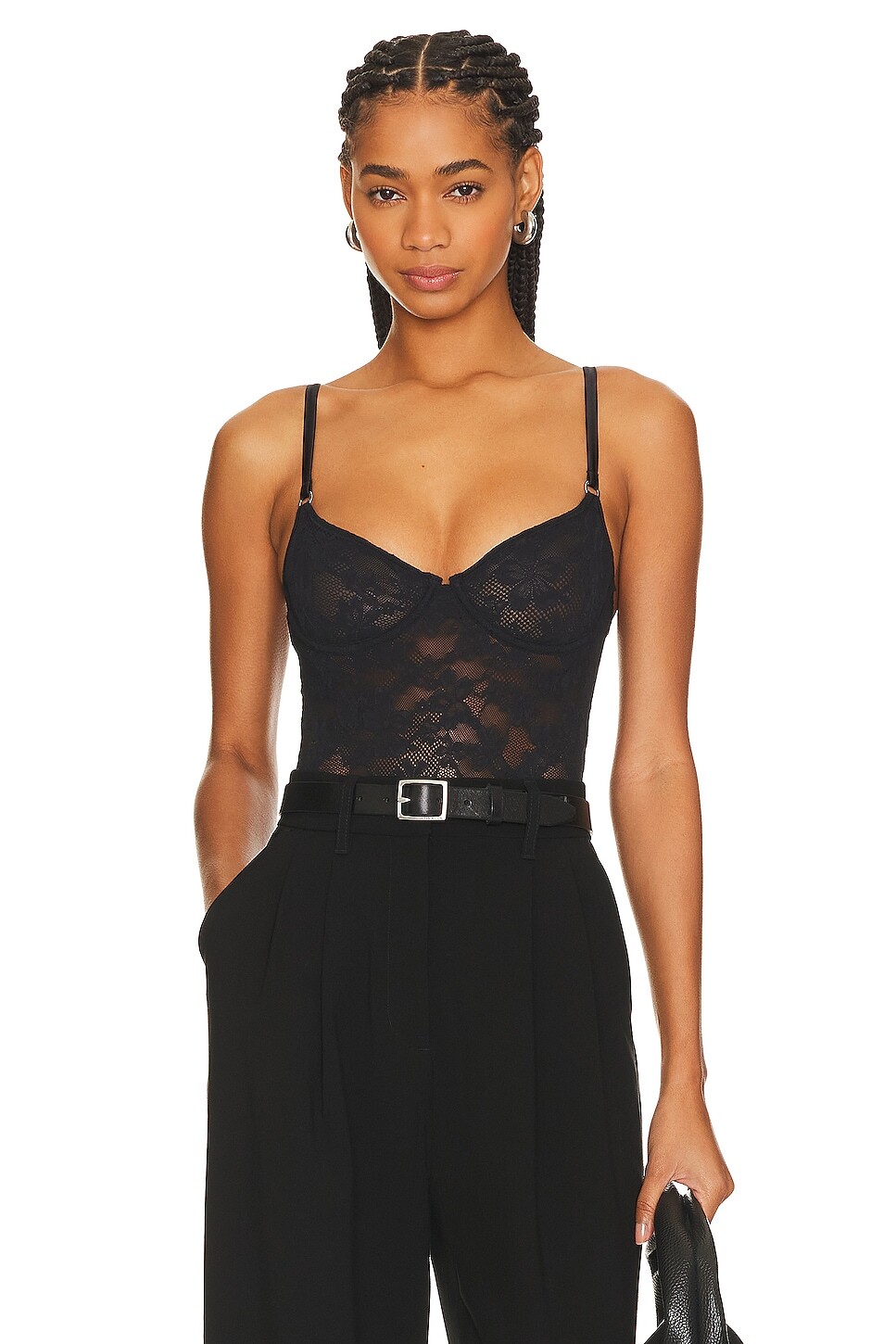 

Боди fleur du mal Le Stretch Multifit, черный