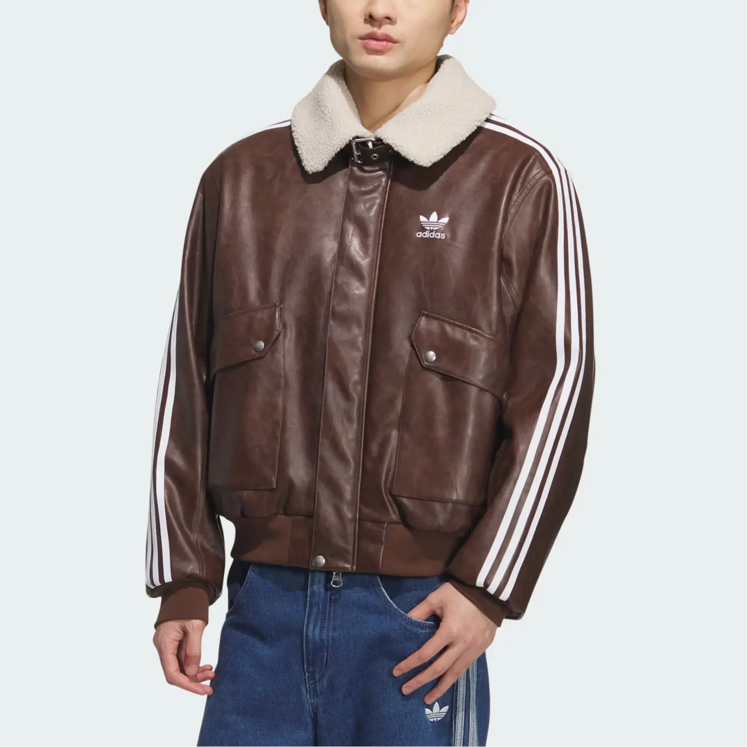 Adidas Originals Пуховик мужской, Reddish Umber — фото 3