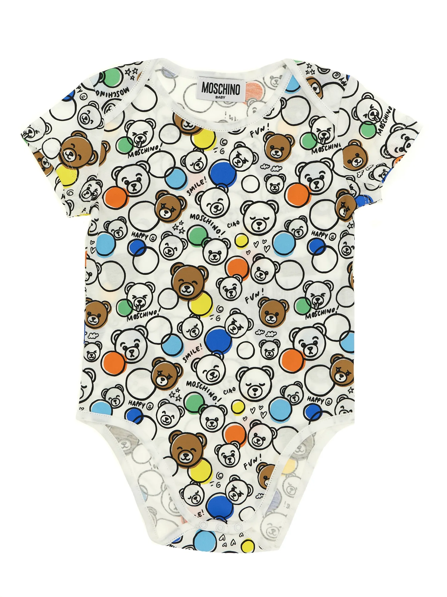 Комплект из двух боди «Медвежонок» MOSCHINO BABY, мультиколор — фото 2