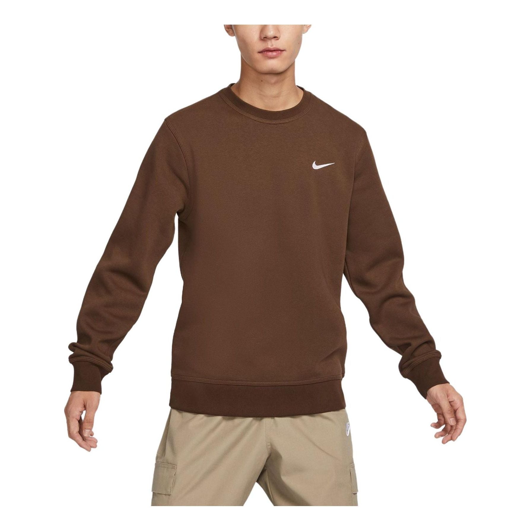

Спортивная толстовка Nike Sportswear Swoosh Sweatshirt Asia Sizing 'Brown' 623459-259, коричневый