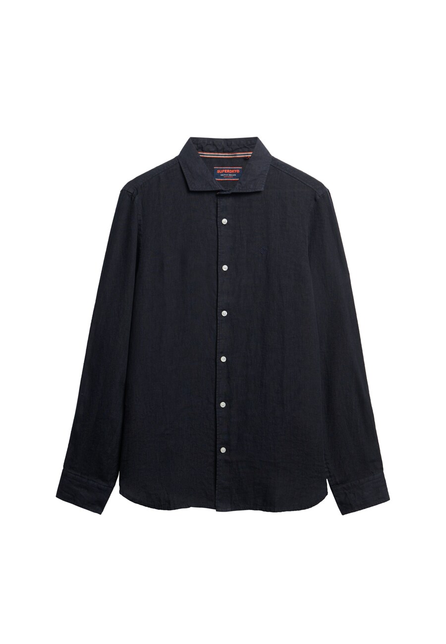 

Рубашка на пуговицах классического кроя Superdry Vacation, темно-синий