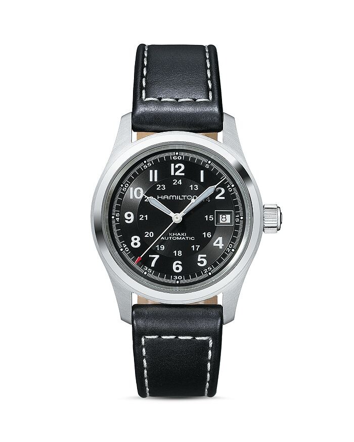 

Наручные часы Hamilton Khaki Field, 38 мм, черный