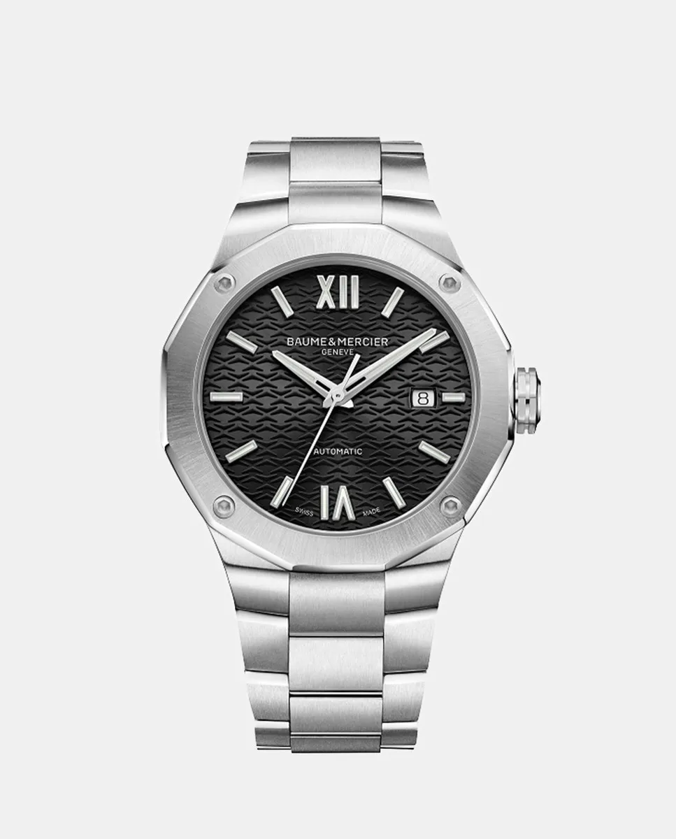 

Riviera M0A10621 Автоматические стальные мужские часы Baume & Mercier, серебряный