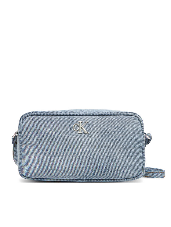 

Сумочка Denim Ew Double Zip Camera Bag LV04F3226G Calvin Klein, голубой