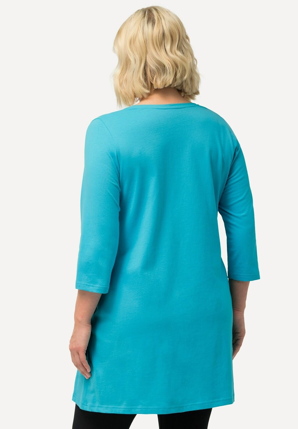 

Топ с длинными рукавами V-NECK Ulla Popken, светло-голубой