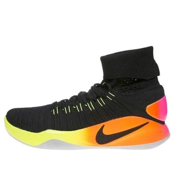 

Кроссовки hyperdunk 2016 flyknit Nike, черный