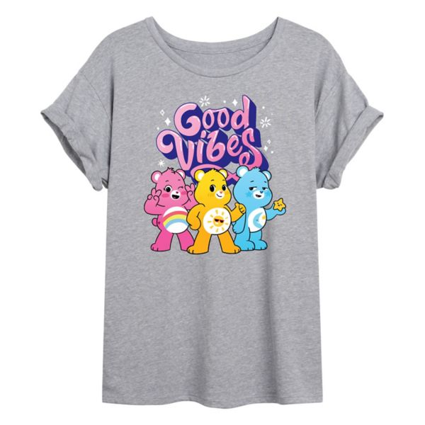 

Детская футболка с круглым вырезом и принтом Care Bears "Раскрой магию добрых эмоций" Licensed Character, серый