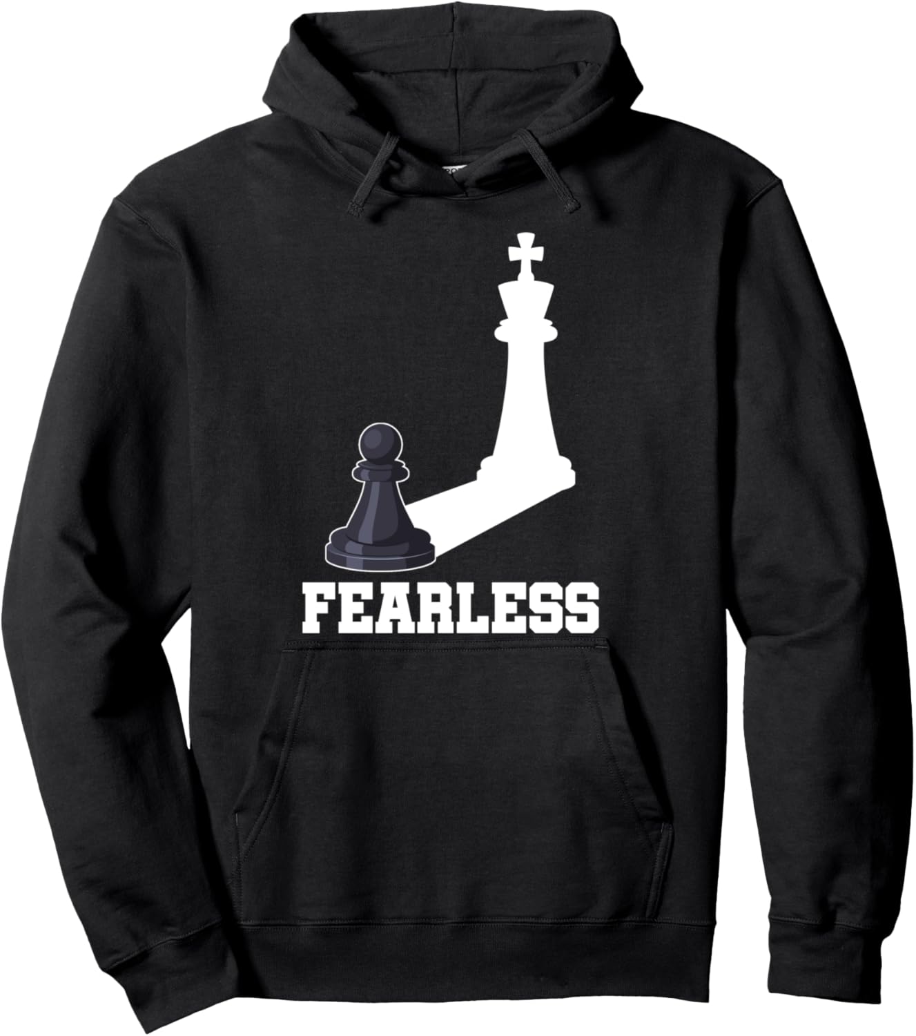 

Толстовка с надписью «Бесстрашный шахматный мастер, глобальная стратегия и тактика» Chess Board Chess Pawn Player Knight Checkmate Gift, черный