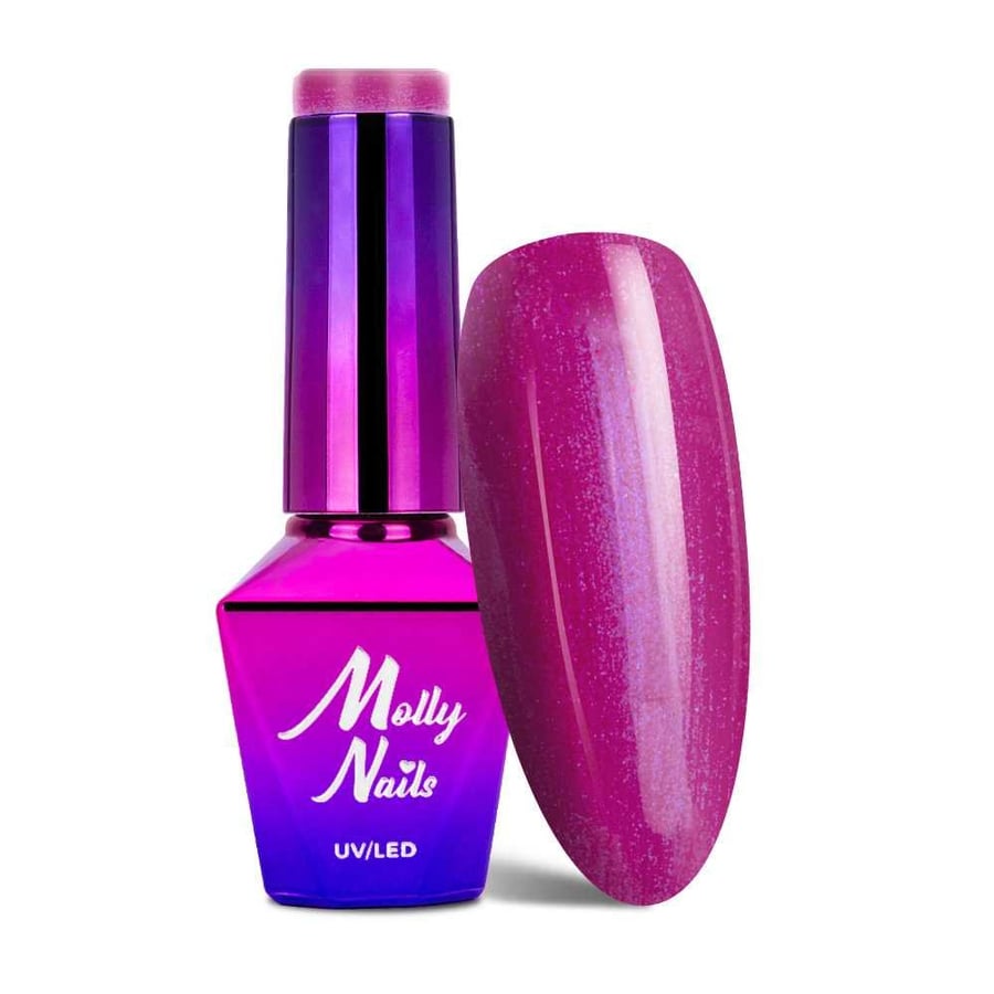 

Molly Nails Украсьте его! Гибридный лак для ногтей Purple Chic 8 г № 504