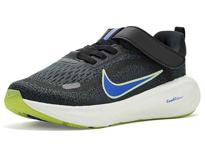 Кроссовки беговые Stellar Ride Nike Kids, Black/Racer Blue/Black Spruce — фото 2