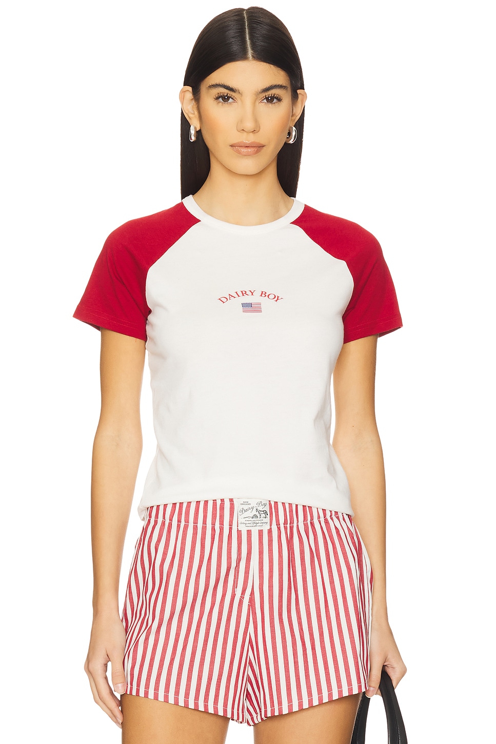 

Бейсбольная футболка x revolve heritage Dairy Boy, цвет cherry