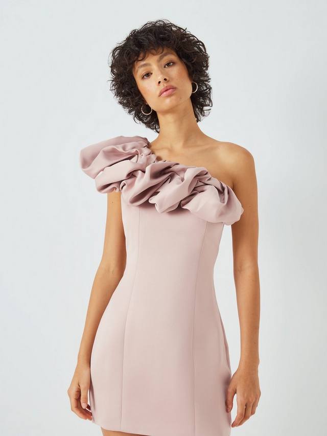 

Мини-платье franki на одно плечо Elliatt, цвет Blush