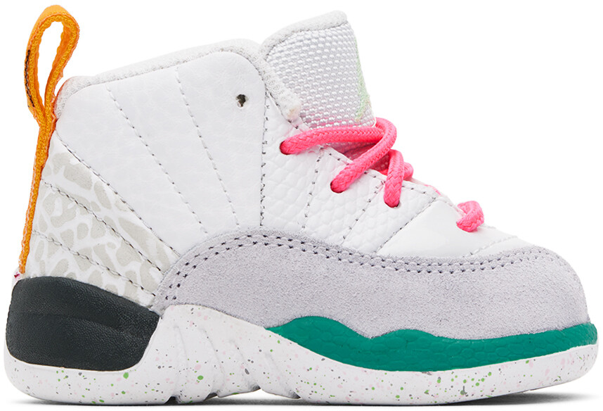 

Детские разноцветные кроссовки Jordan 12 Retro Nike Jordan