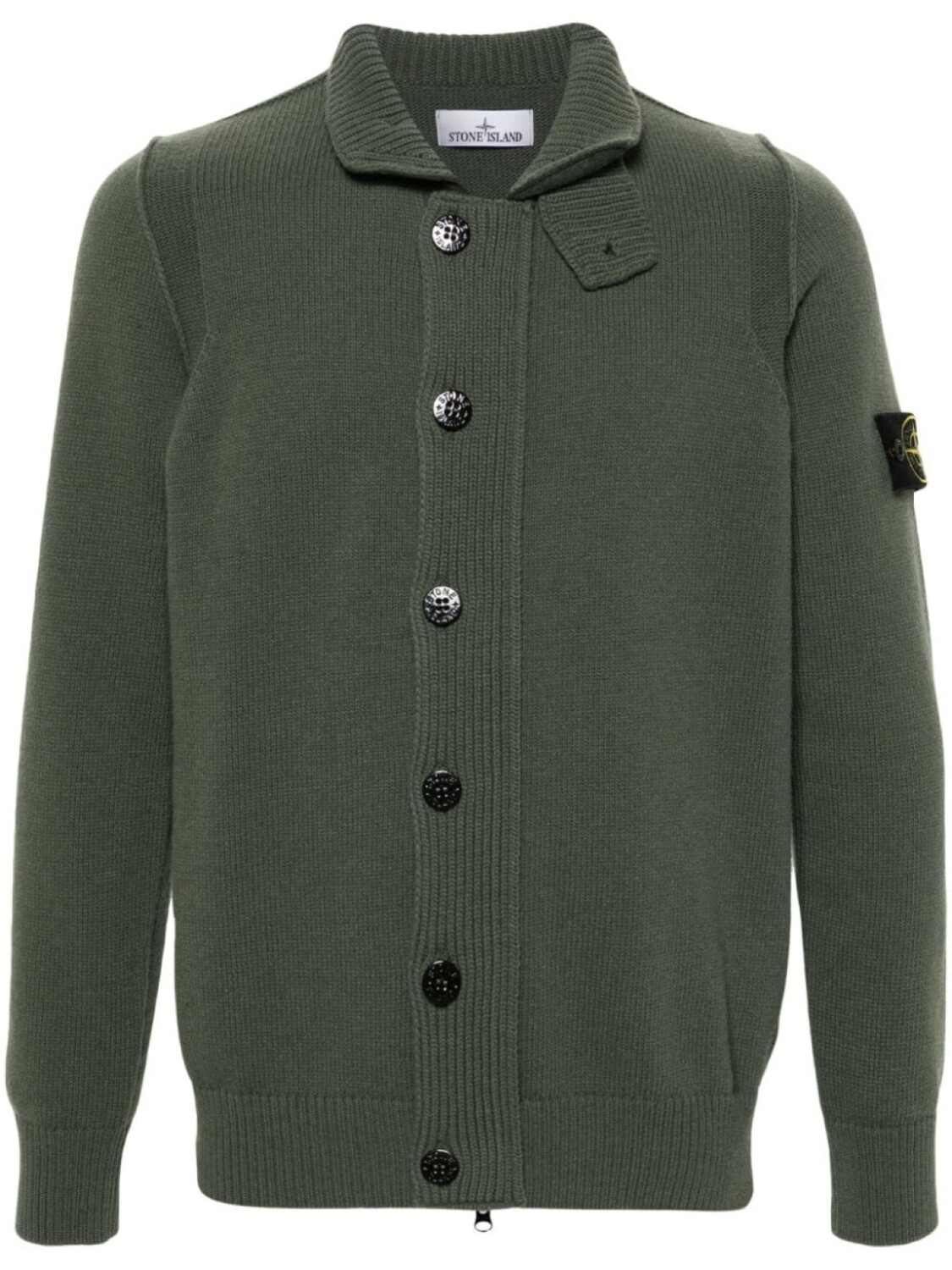 

Stone Island кардиган с нашивкой Compass, зеленый