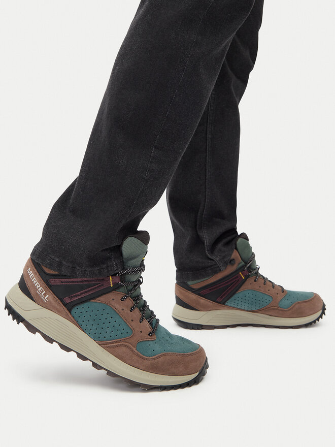 Ботильоны на шнуровке Merrell Wildwood Mid Ltr Wp J068031, зеленый — фото 2