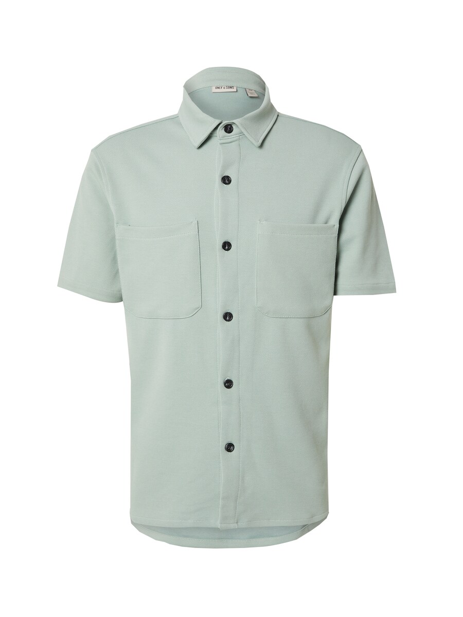 

Рубашка на пуговицах классического кроя Only & Sons ONSNew Kodyl, пастельно-зеленый