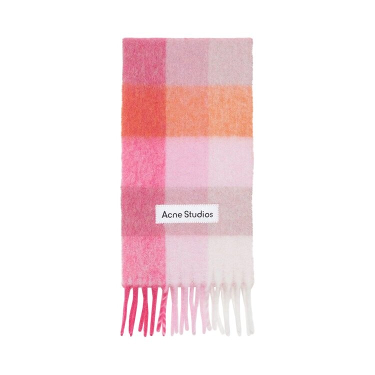 

Шарф Acne Studios Scarf, цвет Pink/Fuchisa/White