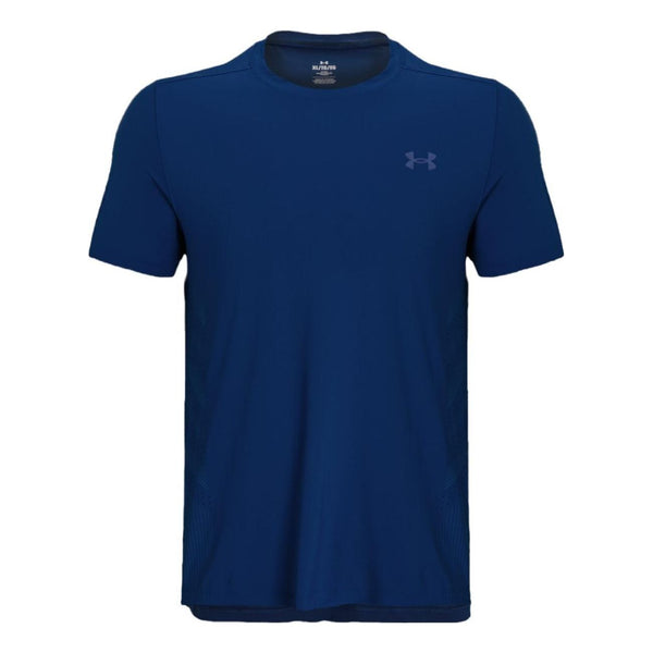 

Футболка iso-chill laser t-shirt 'navy blue' Under Armour, синий