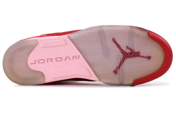 Кроссовки 5 ретро Air Jordan, красный — фото 4