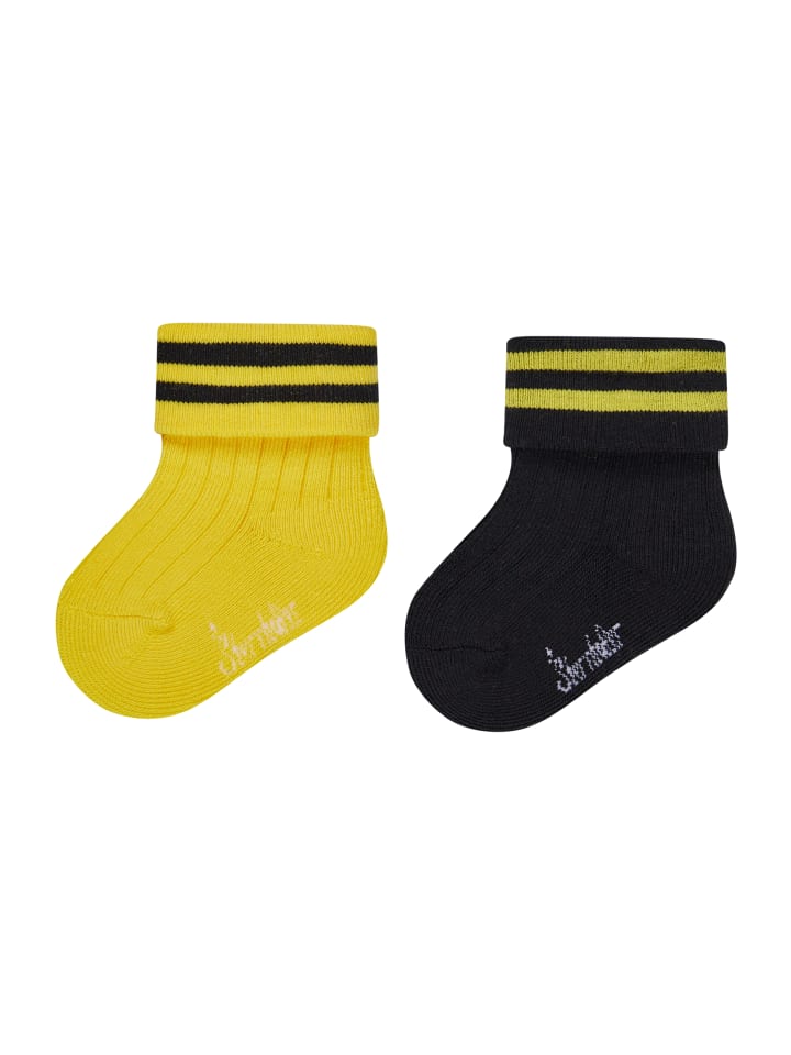 

Sterntaler Детские носочки, 2 шт., в полоску, желтого цвета