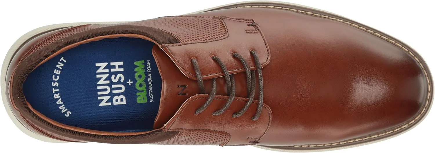 Мужские оксфорды Nunn Bush Chase с plain toe и современным шнуровкой — фото 4
