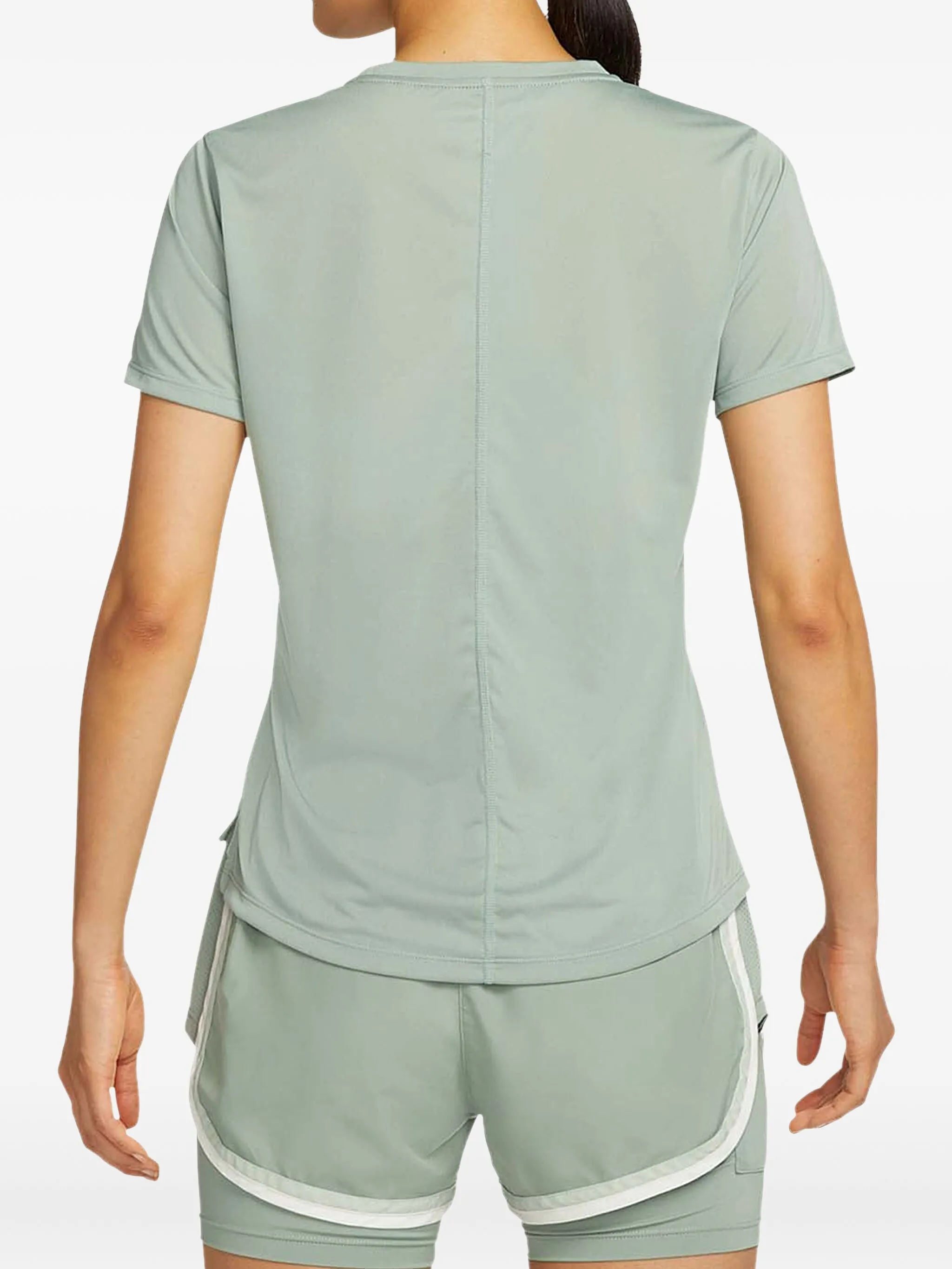Футболка Dri-Fit Swoosh Run Nike, зеленый — фото 3