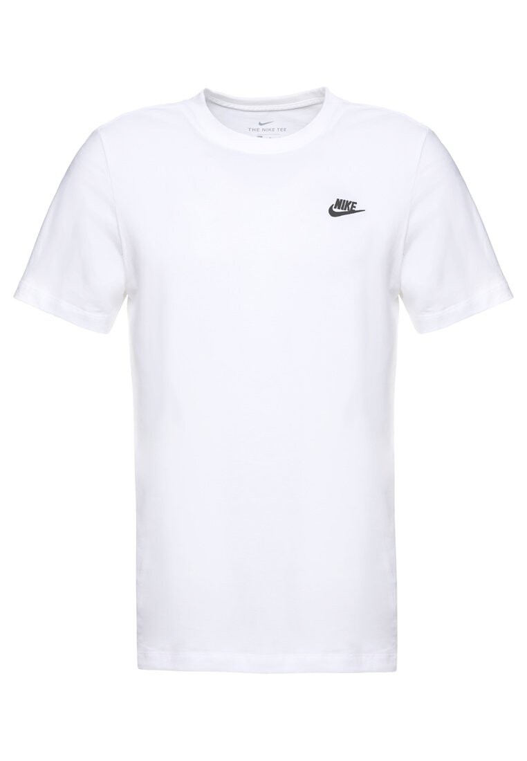 Базовая футболка Club Tee Nike, цвет white/black — фото 4