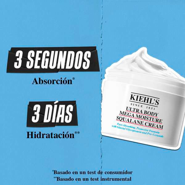 Увлажняющий крем для тела KIEHL'S Ultra Body Mega Mouisture Squalane Cream Crema Corporal, 250 мл — фото 2