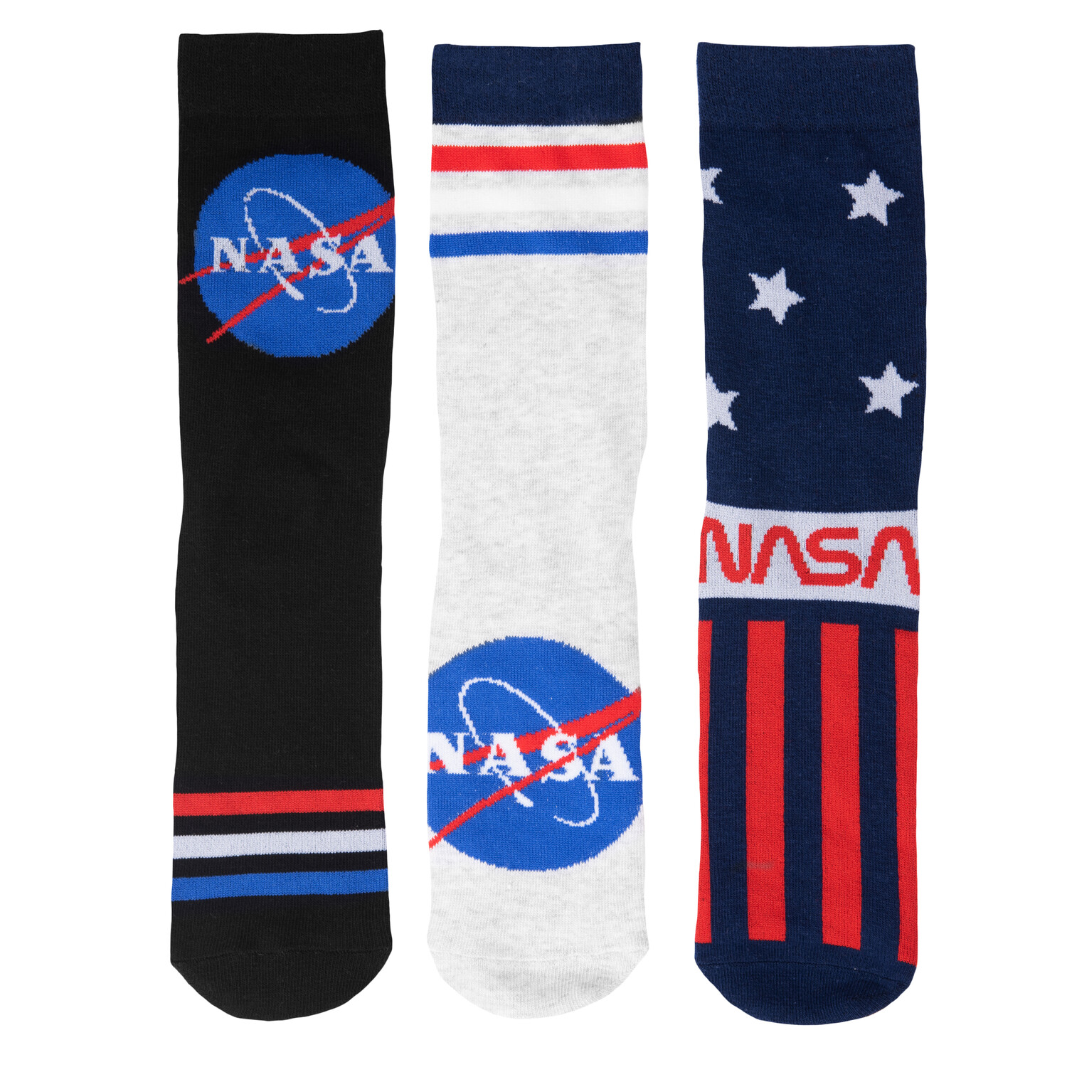 

Носки United Labels 3 шт NASA Sneaker, разноцветный