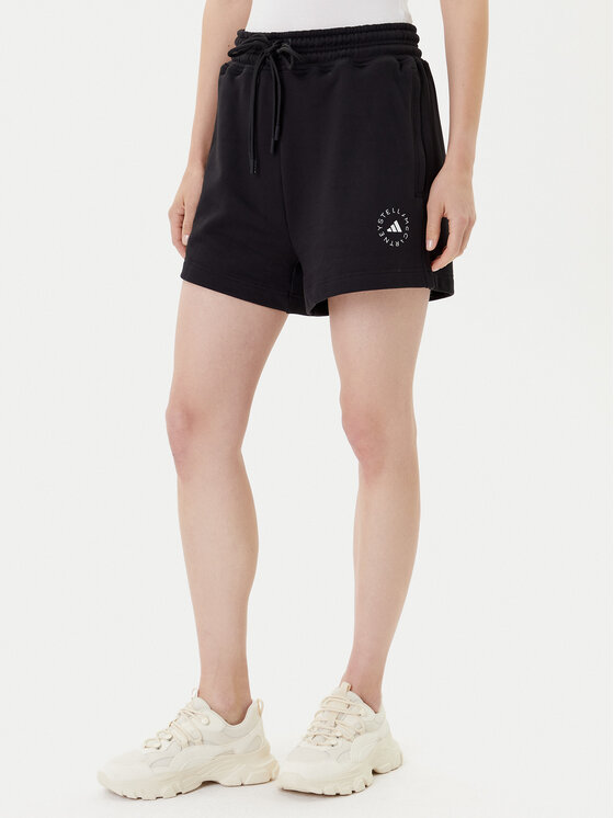 

Спортивные шорты loose fit True Casuals IK9093 Adidas By Stella Mccartney, чёрный