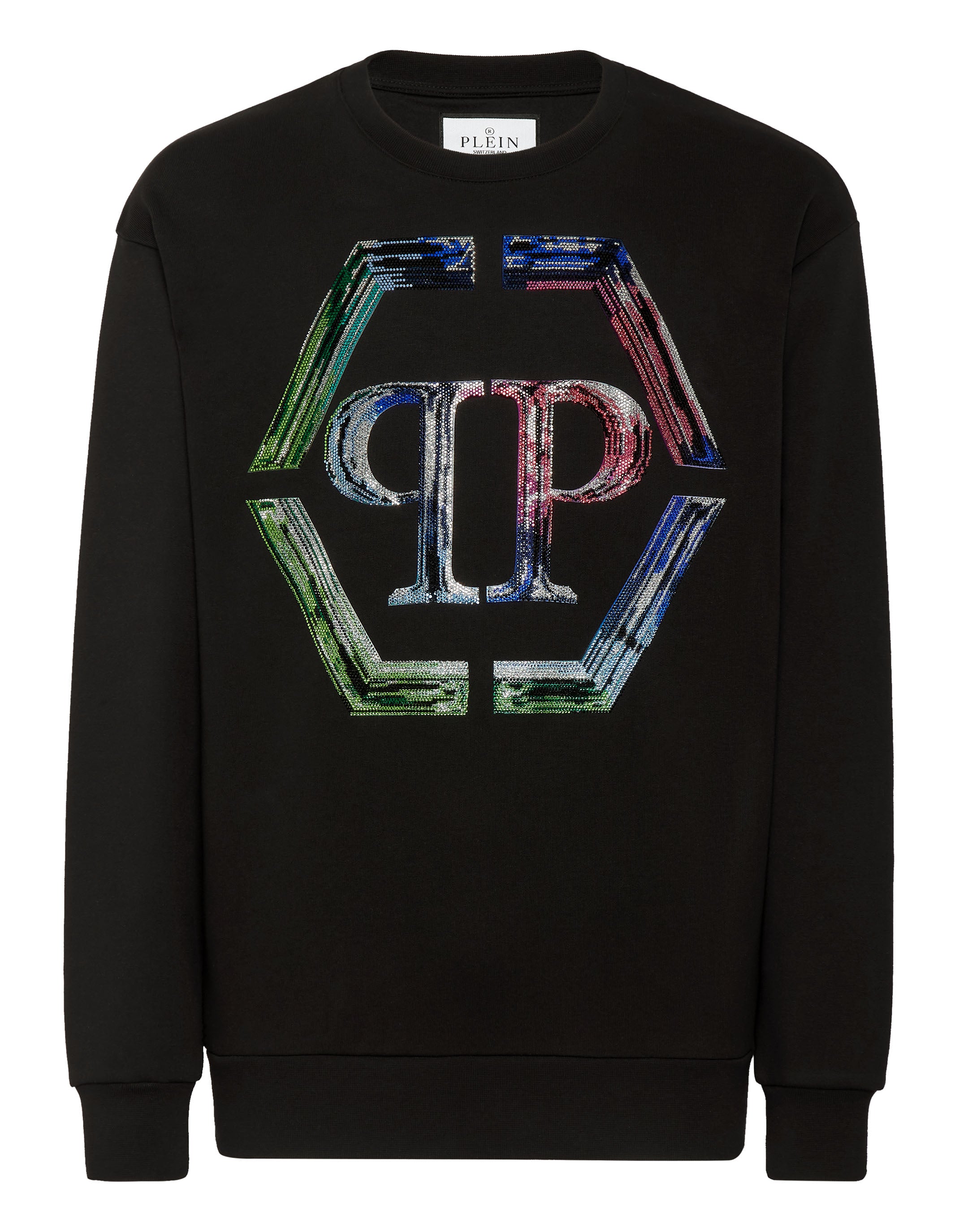 

Толстовка LS PP Glass PHILIPP PLEIN, черный/мультиколор