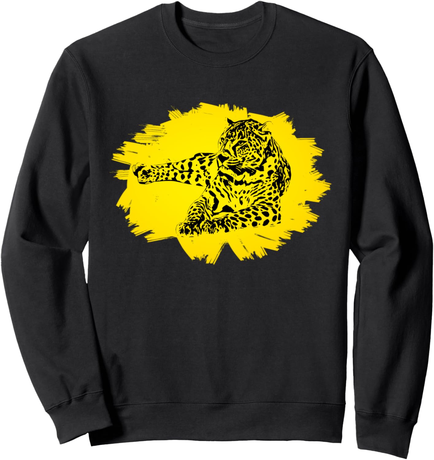 

Толстовка с изображением леопарда, хищника, крупных кошек, африканского животного, любителя леопардов Leopard Big Cats Gift Men - Women Kids Boys Girls, черный