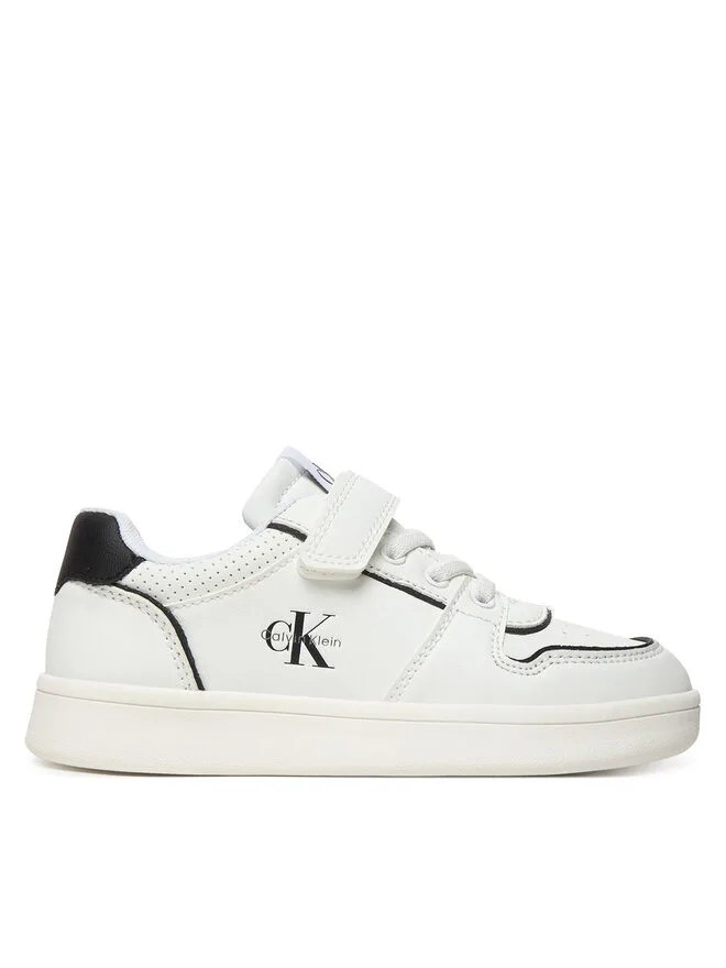 Calvin Klein Низкие кроссовки на шнуровке и липучке V1X9-83278-1355 S, белый
