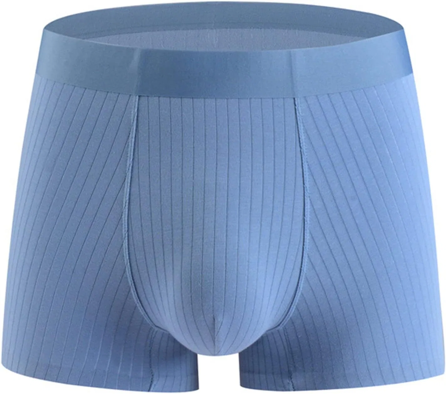 Боксеры хлопковые Mens Breathable Underwear Lightweight Cotton Boxer Briefs, синие