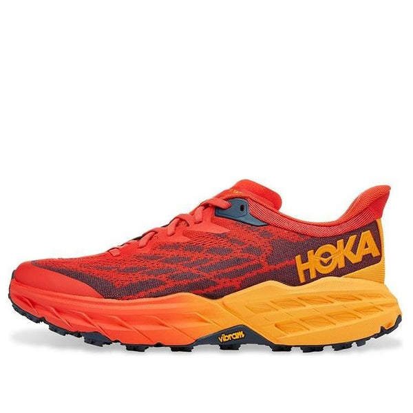 

Кроссовки speedgoat 5 'fiesta red radiant yellow' Hoka One One, красный