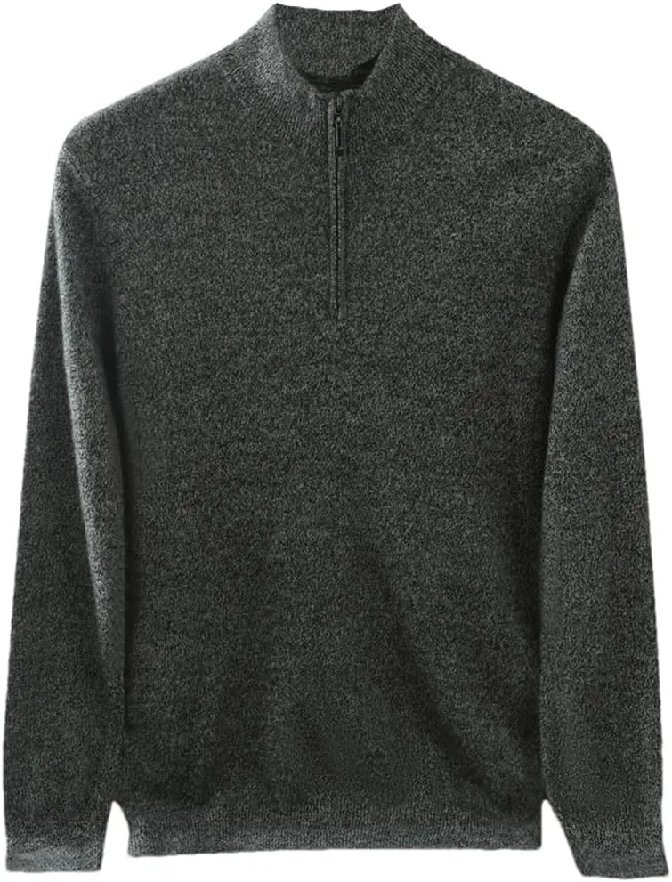 

Мужской свитер из кашемира с молнией O-Ring Dninmim