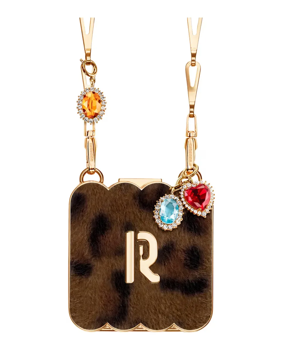 Хайлайтер Feline Makeup Clutch Хайлайтер Antique Gold Rabanne
