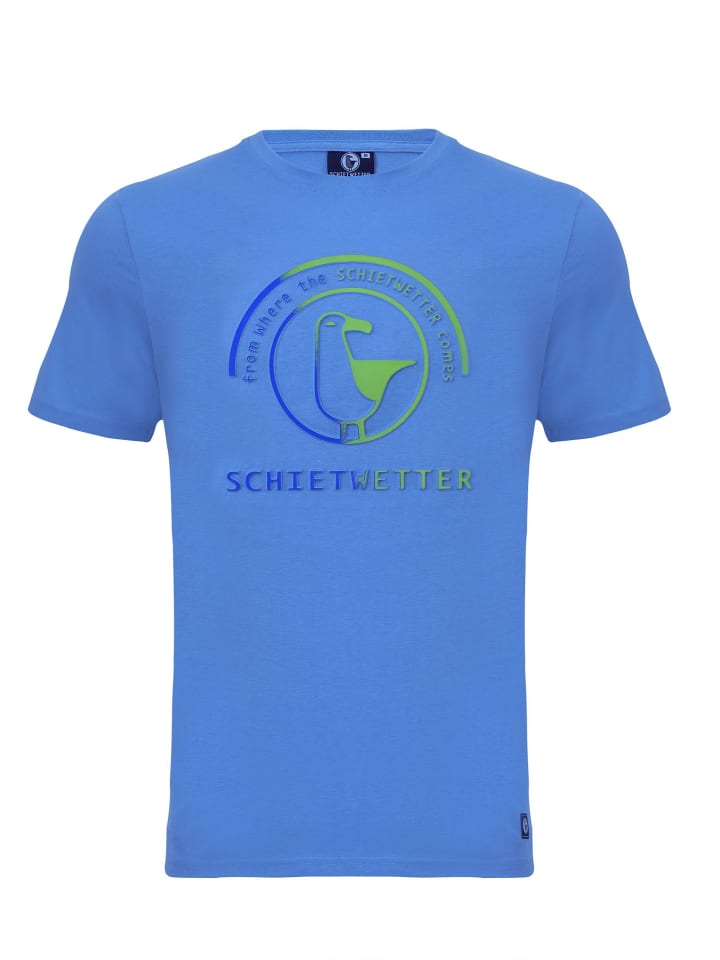 

Футболка SCHIETWETTER T-Shirt Dirk, Rundhals, Shirt,, цвет blaugrau
