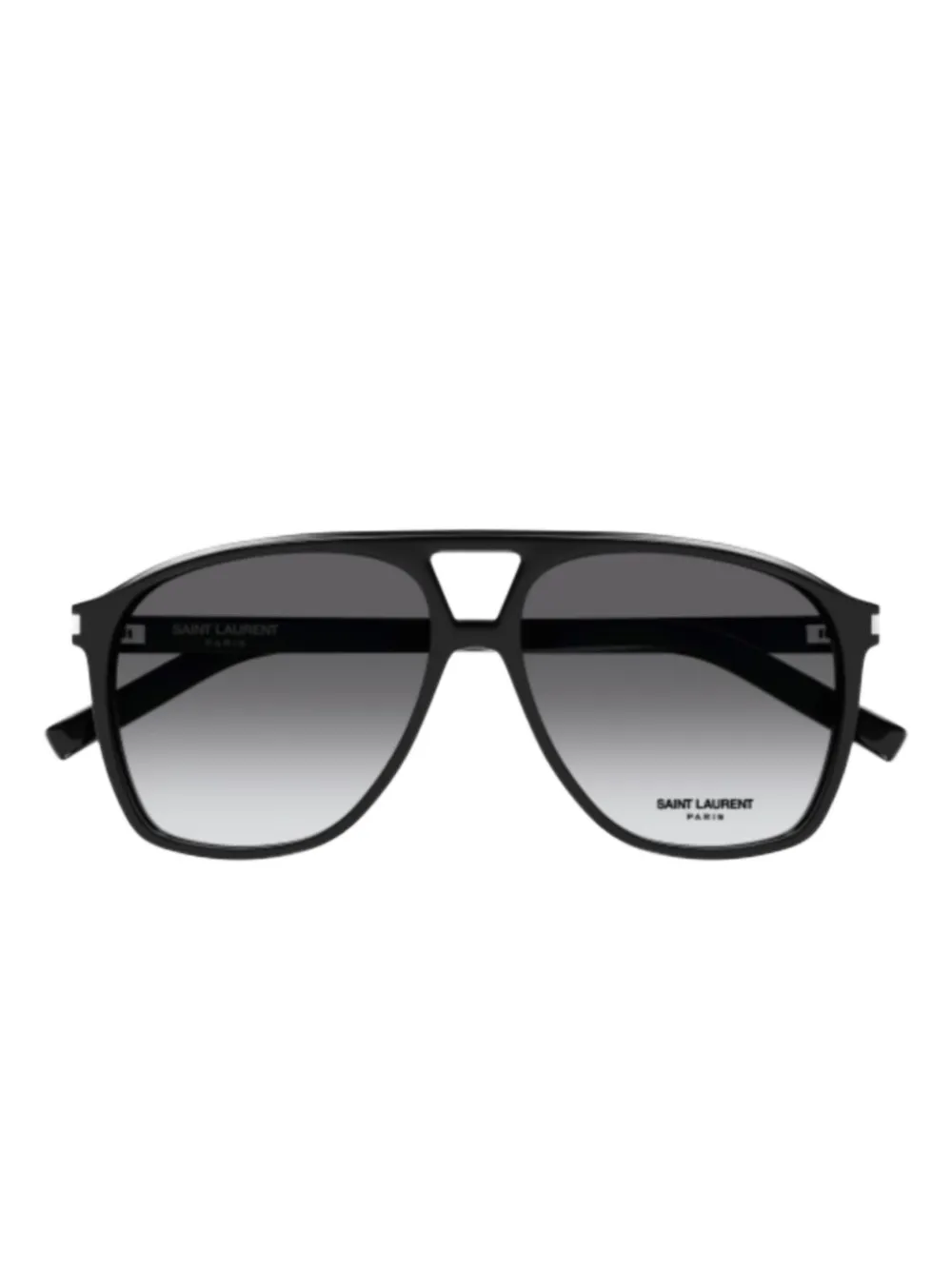 

Солнцезащитные очки в квадратной оправе Saint Laurent Eyewear, черный