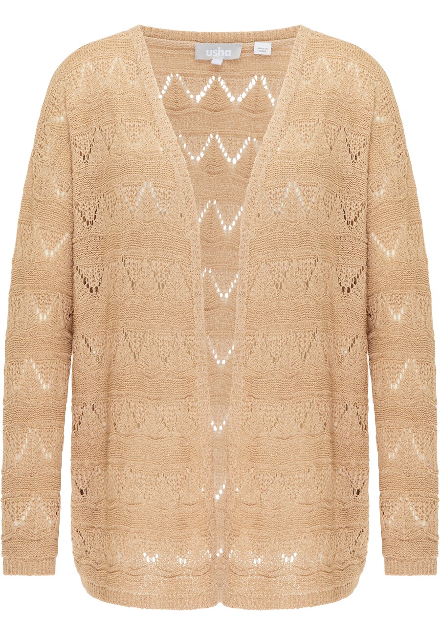 

Вязаный кардиган Usha Knit Cardigan, серо-коричневый