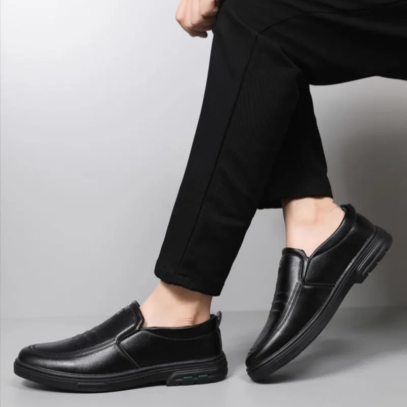 Лоферы мужские модные, Black SPKFHD — фото 3