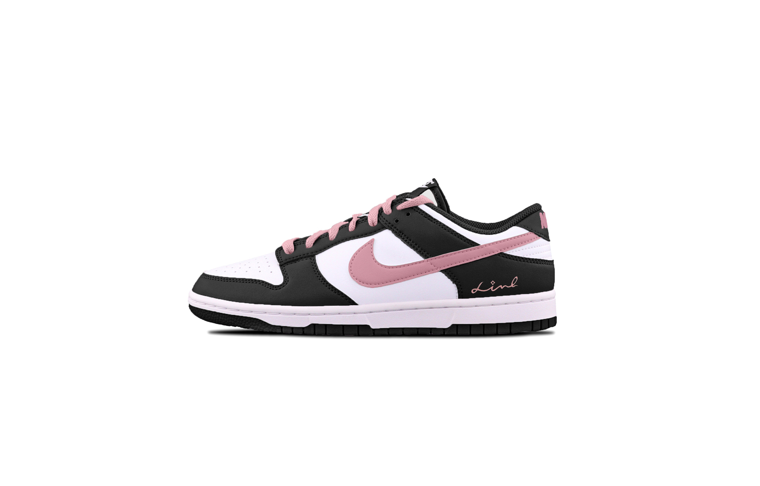 

Nike Данки Sweetheart Женственные Лоу-топ Скейтборд Кроссовки Унисекс Черный, Розовый - Розовый Черный Белый, цвет Pink Black White
