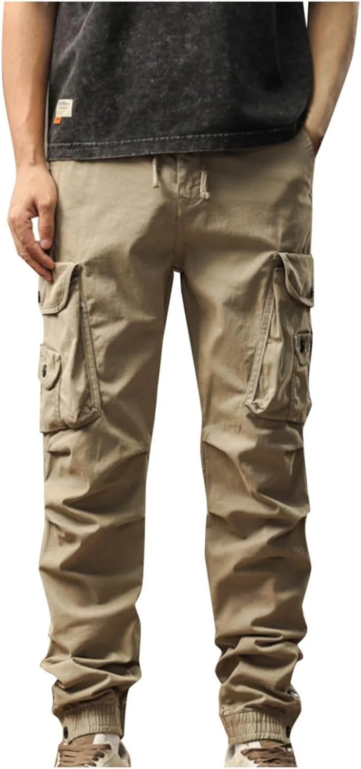 

Stretch Cotton Cargo Pants для мужчин — легкие тактические штаны с эластичным поясом Cambkatl
