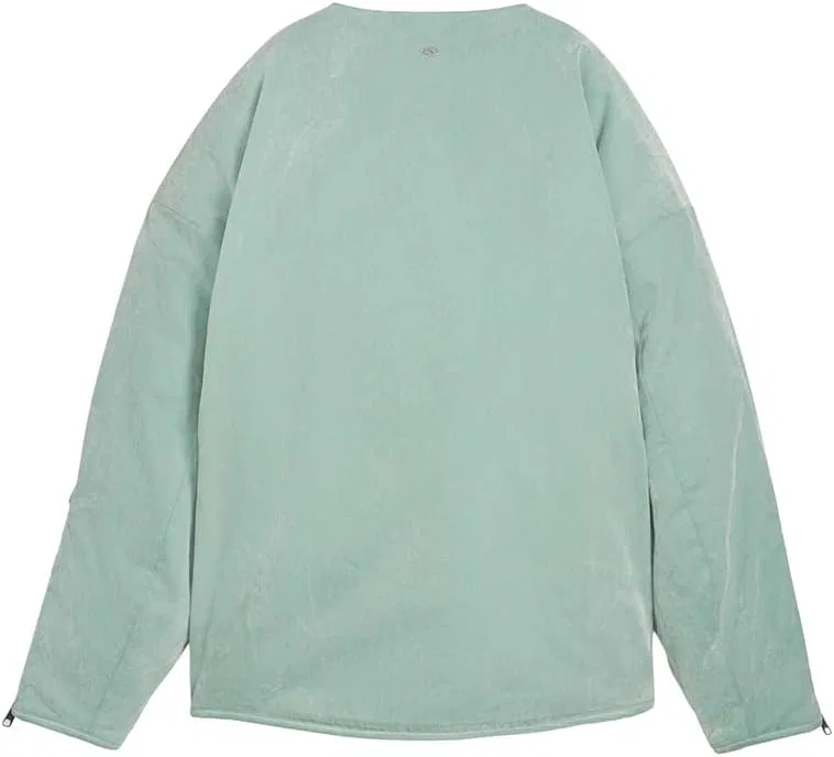 Женская куртка PUMA Yona из саржи, спортивная верхняя одежда, повседневная - зеленая — фото 3